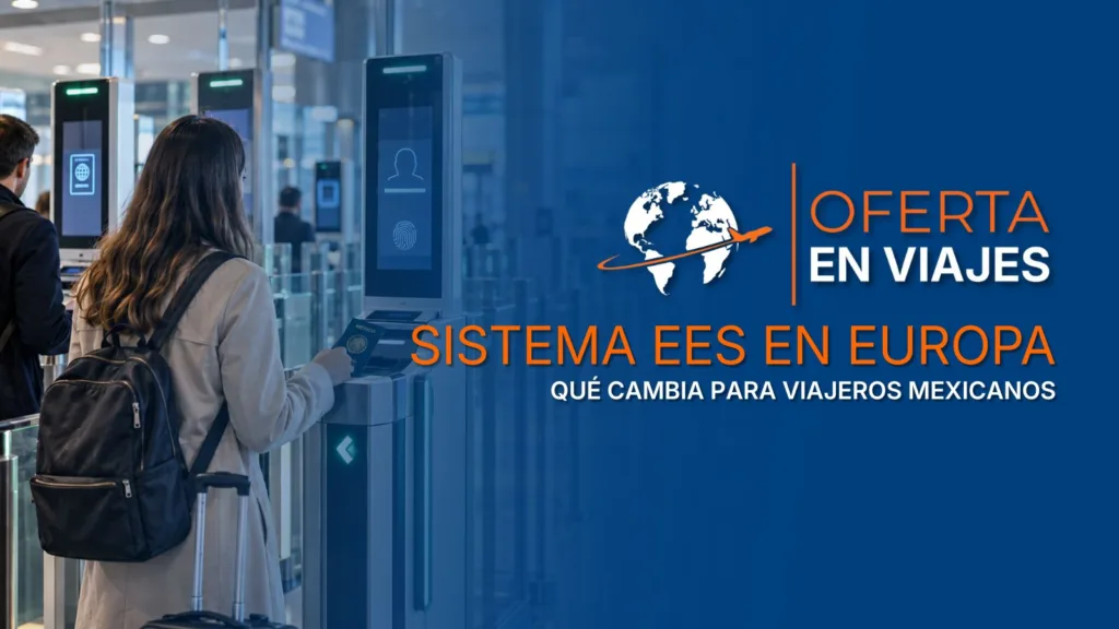 Control fronterizo con Sistema EES para viajeros que llegan a Europa