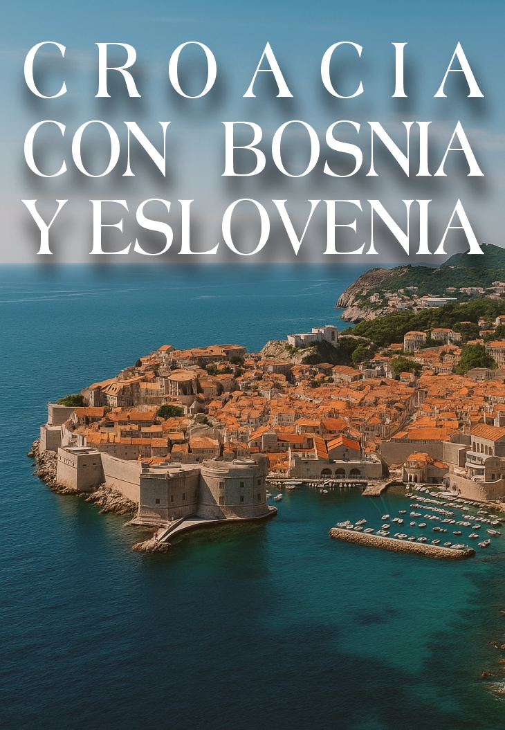 Croacia con Bosnia y Eslovenia es un viaje por los Balcanes lleno de historia, cultura y paisajes únicos. Vive un circuito inolvidable con Oferta en Viajes.