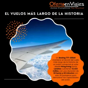 El vuelo comercial más largo de la historia