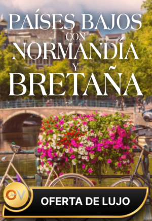 Canales, abadías y murallas en el viaje Países Bajos con Normandía y Bretaña.