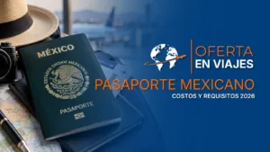Pasaporte mexicano biométrico electrónico vigente en 2026