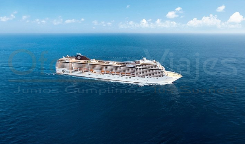 Mediterráneo en MSC Orchestra, crucero por el mediterráneo entre Italia, España y Francia con confort y experiencias únicas.