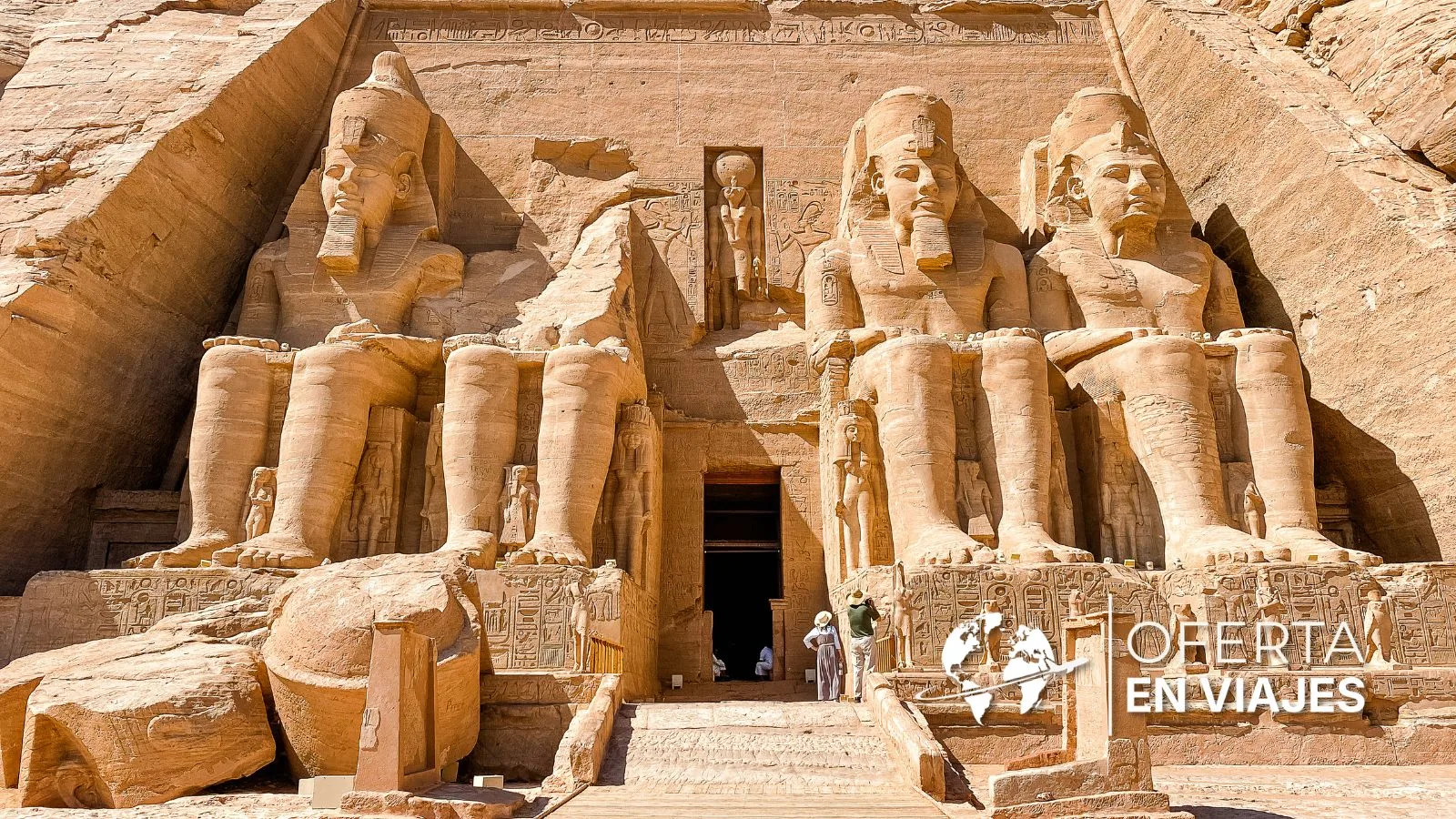 Templos de Abu Simbel durante una excursión desde Asuán