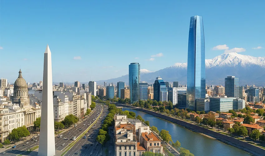 Buenos Aires y Santiago