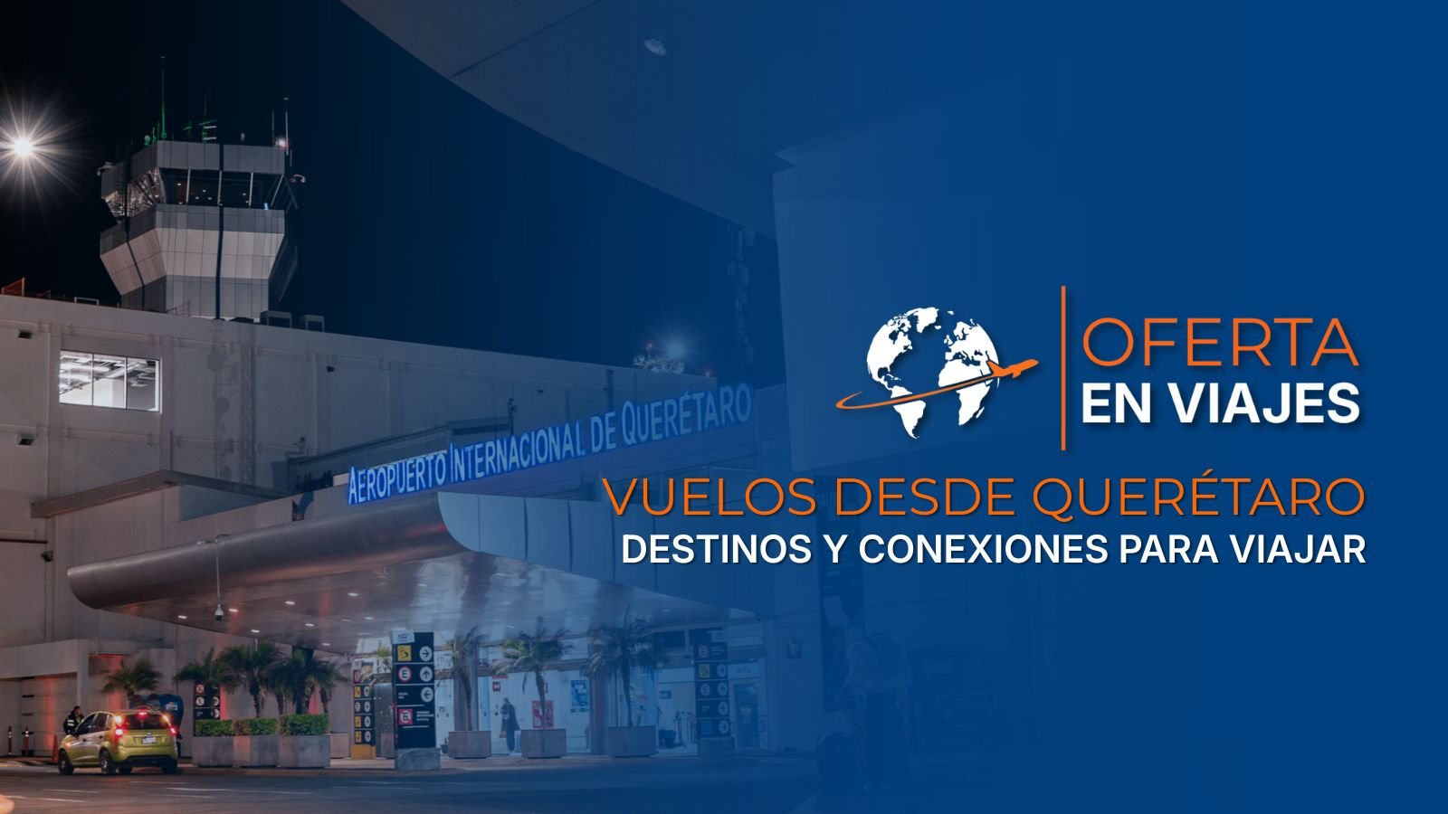 Avión comercial en el Aeropuerto Intercontinental de Querétaro